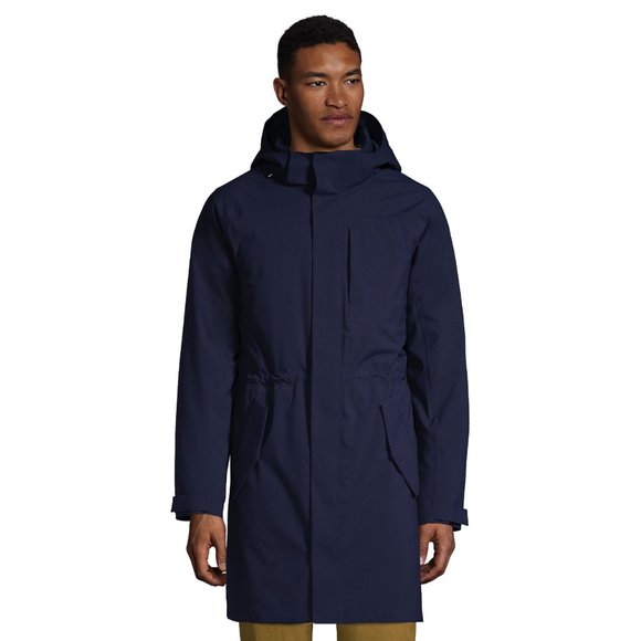 Lands' End Jackets & Coats Lands End Mens Down Insulated Waterproof